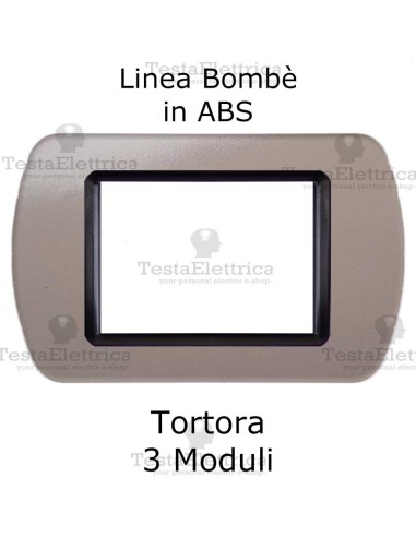 Placchetta Tortora compatibile e adattabile  Bticino Living Light