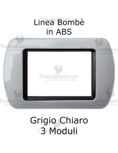 Placchetta Grigio Chiaro compatibile e adattabile  Bticino Living Light