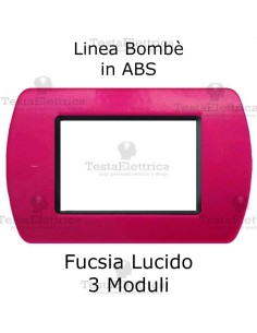 Placchetta Fucsia compatibile e adattabile  Bticino Living Light