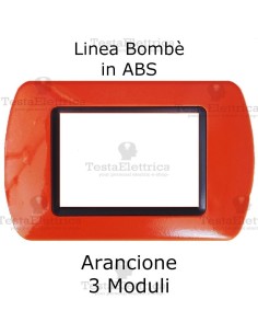 Placchetta Arancione compatibile e adattabile  Bticino Living Light
