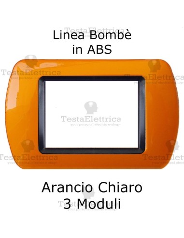 Placchetta Arancio compatibile e adattabile  Bticino Living Light