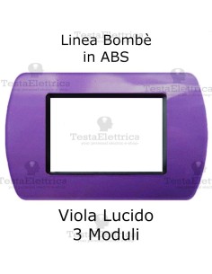 Placchetta Viola compatibile e adattabile  Bticino Living Light