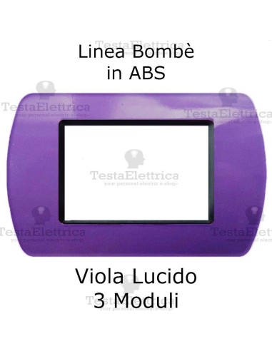 Placchetta Viola compatibile e adattabile  Bticino Living Light