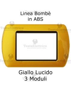 Placchetta Giallo Lucido compatibile e adattabile  Bticino Living Light