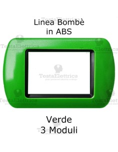 Placchetta Verde compatibile e adattabile  Bticino Living Light