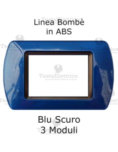 Placchetta Blu Scuro compatibile e adattabile  Bticino Living Light