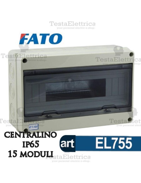Centralino IP65 15 moduli FATO