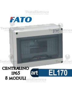 Centralino IP65 8 moduli FATO