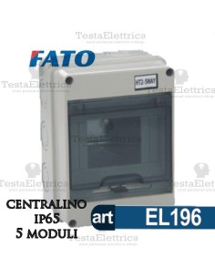 Centralino IP65 5 moduli FATO