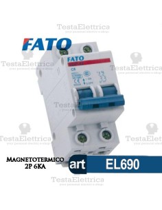 Interruttore magnetotermico 2P C40A 6KA 220V 