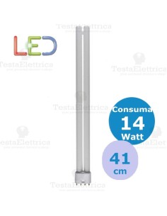 Lampada led 2G11  4 pin 15W 220V  6500k NG