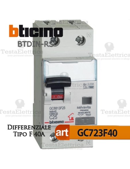 Differenziale tipo F 40A  220V Bticino