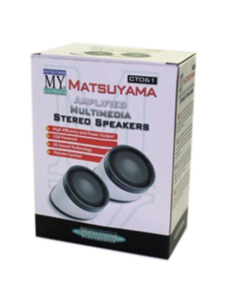Altoparlanti multimediali 2.0 CT061  Matsuyama