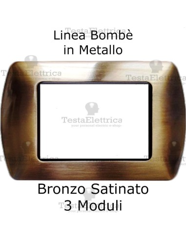 Placchetta compatibile Living Bronzo 