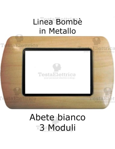 Placchetta compatibile Living Abete Chiaro 