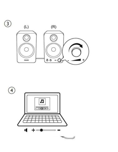 Altoparlanti multimediali 2.0 SPA1260/12 Philips