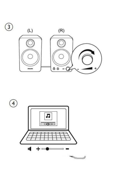 Altoparlanti multimediali 2.0 SPA1260/12 Philips