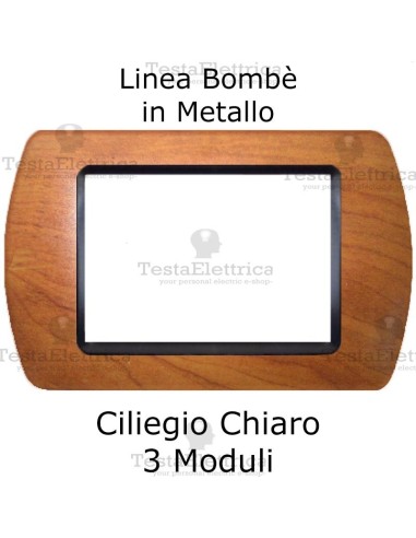 Placchetta compatibile Living Ciliegio