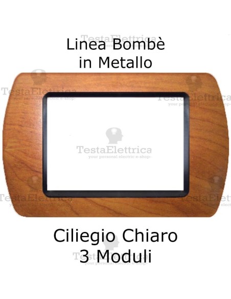 Placchetta compatibile Living Ciliegio