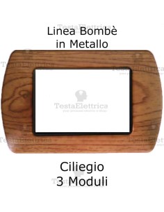 Placchetta compatibile Living Ciliegio