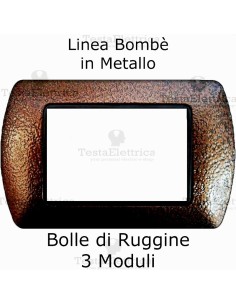 Placchetta compatibile Living Bolle di Ruggine