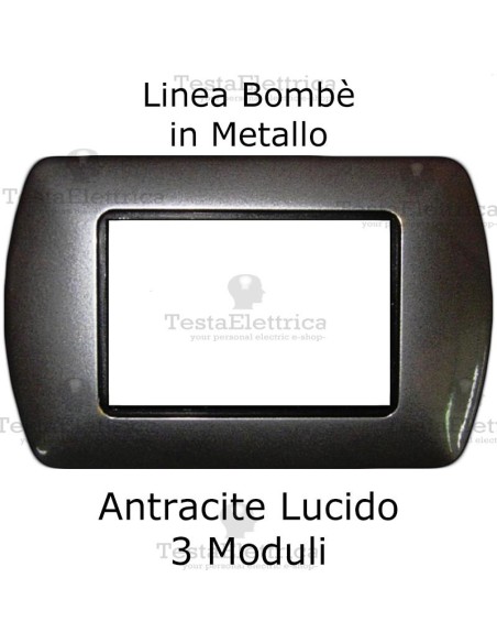 Placchetta compatibile Living Antracite 