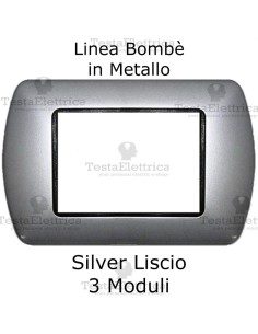 Placchetta compatibile Living alluminio