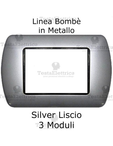 Placchetta compatibile Living alluminio