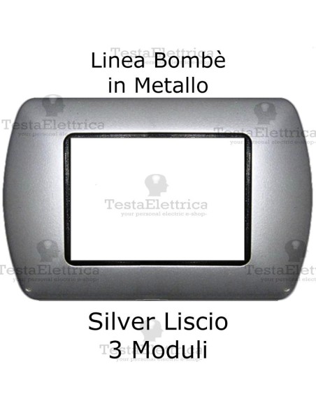 Placchetta compatibile Living alluminio