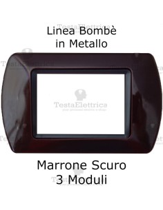 Placchetta compatibile Living Marrone