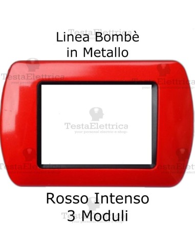 Placchetta compatibile bticino Living Rosso