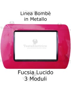 Placchetta adattabile bticino Living Light Fucsia