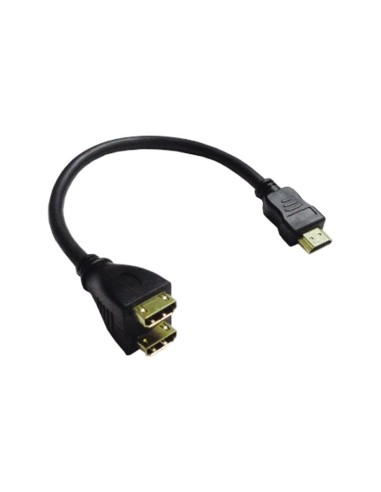 HDMI splitter con cavo 1 in 2 out  4K Gbc