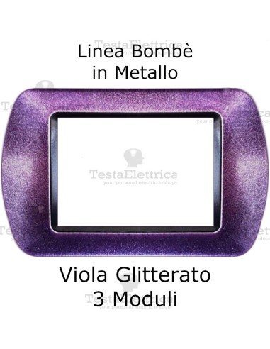 Placchetta adattabile bticino Living Light Viola 