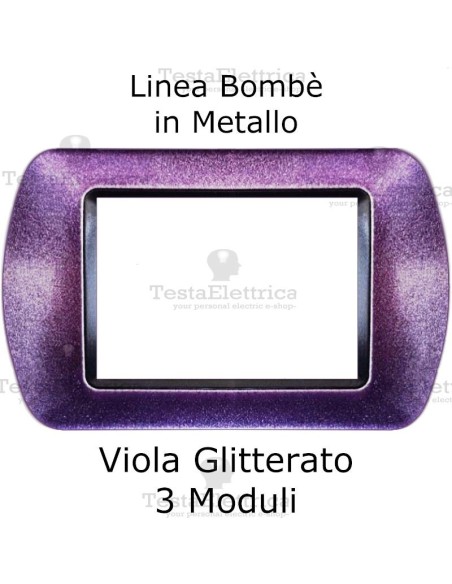 Placchetta adattabile bticino Living Light Viola 
