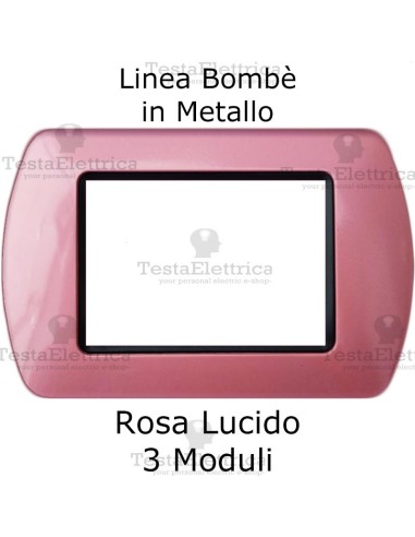 Placchetta adattabile bticino Living Light Rosa 