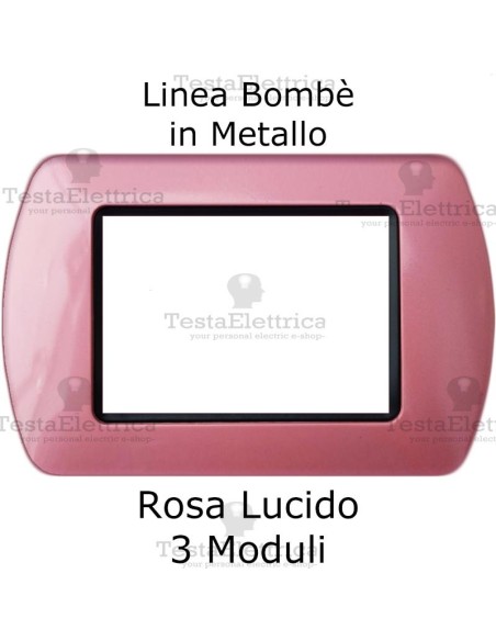 Placchetta adattabile bticino Living Light Rosa 