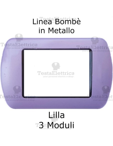 Placchetta adattabile bticino Living Light Lilla 