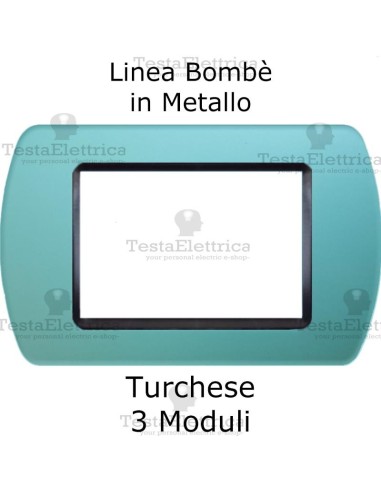 Placchetta adattabile bticino Living Light Turchese 