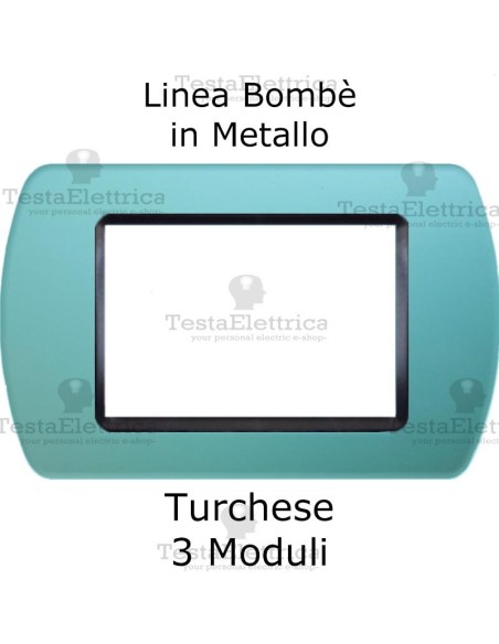 Placchetta adattabile bticino Living Light Turchese 