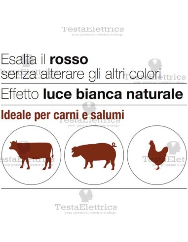 Tubo a led macellerie  60 cm cri 90 Wiva meat