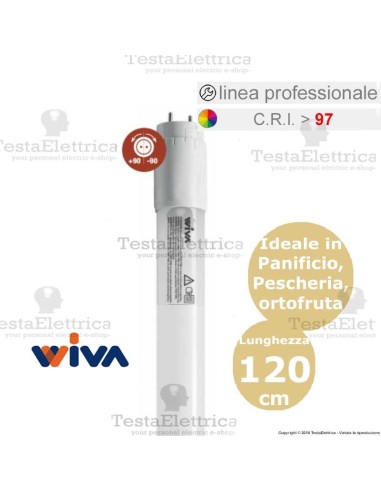 Tubo a led 120 cm cri 97 Wiva