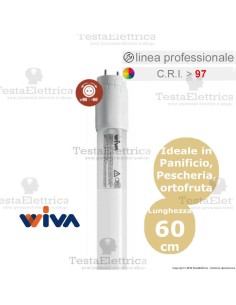 Tubo a led 60 cm cri 97 Wiva