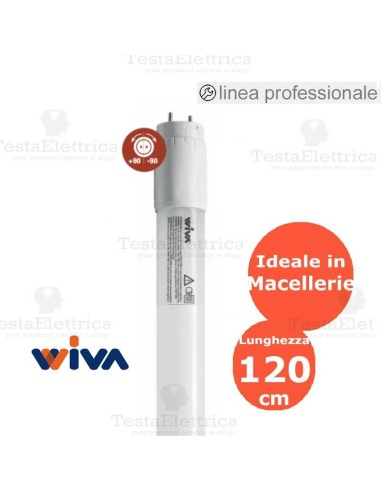 wiva 12100160 Tubo a led rosa macellerie  120 cm 