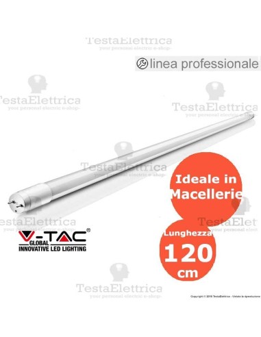  Tubo a led rosa macellerie  120 cm v-tac 6323