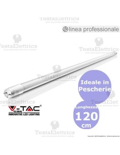  Tubo a led pescherie 120 cm v-tac 6325