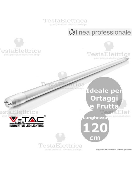  Tubo a led frutta e verdura 120 cm v-tac 6324