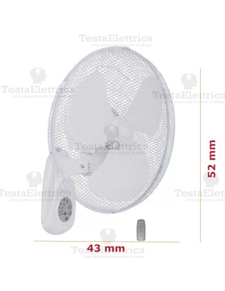 ventilatore da parete con oscillazione