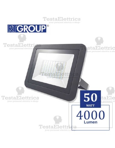 Proiettore a Led 50 watt IP65 Black