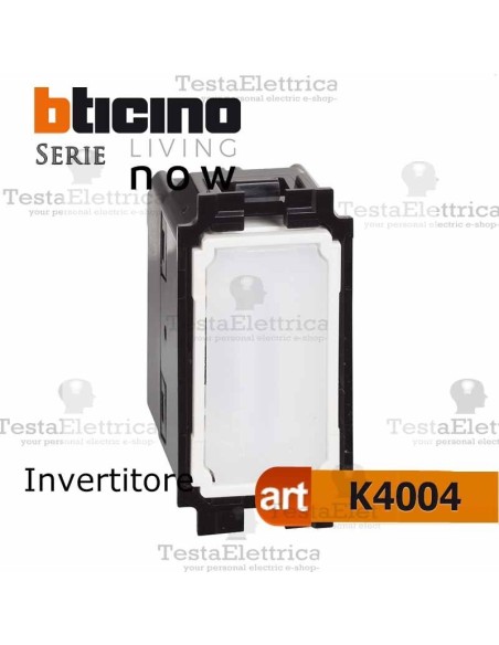 bti k4004 - invertitore bticino living now	
